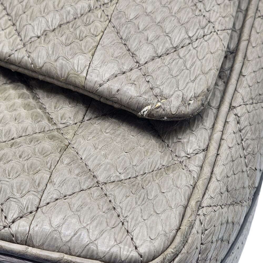 Chanel Python Easy Carry Medium Classic Flap Bag … - image 7